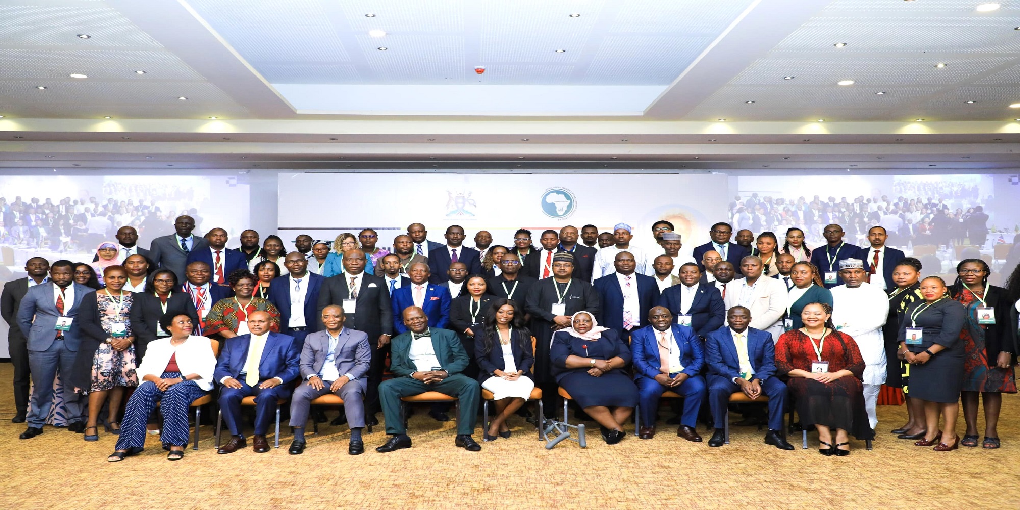 Some of the delegates and invited guests in a group photo at the AN-PBO conference in Uganda